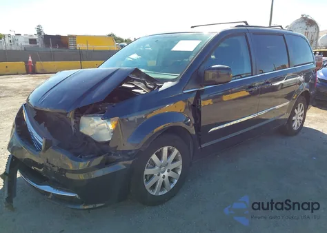 2014 Chrysler Town & Country Touring из США, поврежденный, VIN 2C4RC1BG9ER441122